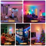 Rechargeable Wireless Wall Sconces with Remote - Set of 2