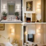 Wireless Rechargeable Wall Sconce Set with Remote