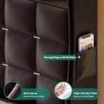 YITAHOME King Size Velvet Bed Frame with Storage