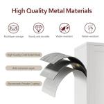 AUEYTVR Metal Armoire Closet with Adjustable Shelves