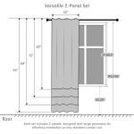 Subrtex Floral Blackout Curtains - 2 Panels