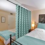 Teal Moroccan Tile Extra Wide Blackout Curtain