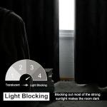 Grey Ombre Blackout Curtains with Vintage Damask Pattern