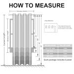 Grey Ombre Blackout Curtains with Vintage Damask Pattern