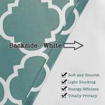 Teal Moroccan Tile Extra Wide Blackout Curtain