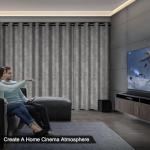 Light Brown Floral Blackout Curtains - 84 Inch Set