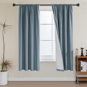 H.VERSAILTEX 100% Blackout Curtains - Set of 2