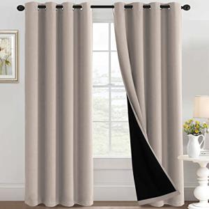 H.VERSAILTEX 100% Blackout Thermal Window Curtain 52x84