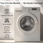 Blue Floral Blackout Curtains - 84 Inch Set