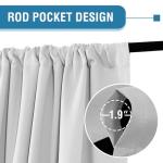 H.VERSAILTEX Thermal Insulated Blackout Curtains Set