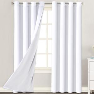 H.VERSAILTEX 84" Blackout Curtain Panels - 2 Pack