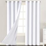 H.VERSAILTEX 84" Blackout Curtain Panels - 2 Pack