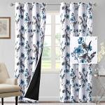 H.VERSAILTEX Double-Sided Blackout Tie-Up Curtains