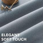 H.VERSAILTEX Stone Blue Blackout Curtain Panels, Set of 2