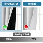 H.VERSAILTEX Thermal Insulated Blackout Curtains Set