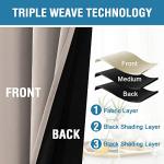 H.VERSAILTEX 100% Blackout Thermal Window Curtain 52x84