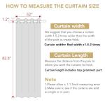 H.VERSAILTEX 100% Blackout Thermal Window Curtain 52x84