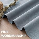 H.VERSAILTEX Stone Blue Blackout Curtain Panels, Set of 2