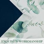 Green Floral Blackout Curtains - 63 Inches Long