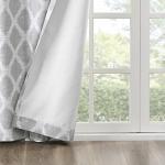 Ikat Print Blackout Curtains with Grommet Top