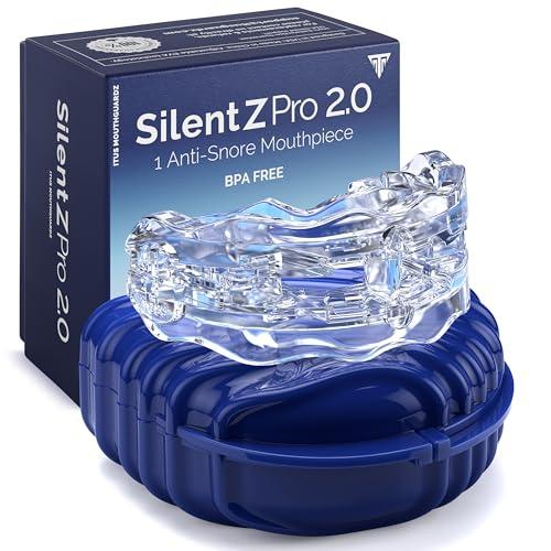 Itus Mouthguardz: SilentZPro 2.0 - USA Designed & FDA-Cleared Anti Snore Mouthpiece - Fully Adjustable Anti Snore Mouth Guard - Professional Patented Anti Snore Device, Small