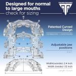 SilentZPro 2.0 – USA Designed FDA-Cleared Anti Snoring Mouthguards (Set of 2, Medium Size) – Fully Adjustable Anti Snore Mouthpieces with Patented Design for a Silent Night`s Sleep