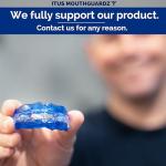 SilentZPro (BlueTech)– USA Designed & FDA-Cleared Anti Snoring Mouthguard – Fully Adjustable Anti Snore Mouthpiece with Patented Design for a Silent Night`s Sleep, Medium