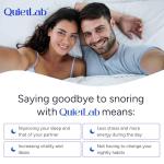 QuietLab Pro Anti-Snoring Mouthpiece - Adjustable Snoring Mouth Guard, Orthodontist Designed, No Boiling Required - BPA-Free Medical Grade - Designed for Nighttime Snoring Control