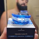 SilentZPro (BlueTech)– USA Designed & FDA-Cleared Anti Snoring Mouthguard – Fully Adjustable Anti Snore Mouthpiece with Patented Design for a Silent Night`s Sleep, Medium