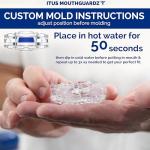 SilentZzz – USA-Designed & FDA-Cleared All EVA Anti Snoring Mouthguards (1+1 Backup) – Adjustable Anti Snore Mouthpieces with Patented Design for a Silent Night`s Sleep, Large Size