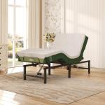 Softa Twin XL Adjustable Bed Base with 8" Gel Memory Foam Mattress, Head & Foot Incline, Holds Up to 900 Lbs, Zero Gravity, Wireless Remote w/LED, USB Ports, Quiet Dual Motor, Easy Assembly