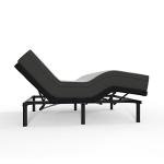 Blissful Nights e4 Twin XL Adjustable Bed Base Frame with 10" Medium Firm Gel Infused Memory Foam Mattress