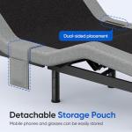 OTDMEL Adjustable Bed Frame Twin XL with Massage, Electric Bed Base Frame with Adjustable Legs, USB Ports, Wireless Remote, Zero Gravity & Anti-Snore, Twin XL