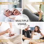 EGOHOME Twin XL Adjustable Bed Frame with Wireless Remote,Independent Head and Foot Incline Electric Bed Base with Adjustable Legs Massage,Zero Gravity, LED Night Lights,USB