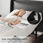 Softa Twin XL Adjustable Bed Frame with 10 Inch Gel Memory Foam Mattress, 900 Lbs Heavy Duty, USB, Zero Gravity, Wireless Remote, Memory Position, Anti-Snore, LED Night Light, Electric Bed Base