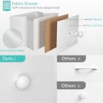 White Nightstand with Charging Station and USB Ports