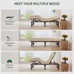 Softa Twin XL Adjustable Bed Frame with 10 Inch Gel Memory Foam Mattress, 900 Lbs Heavy Duty, USB, Zero Gravity, Wireless Remote, Memory Position, Anti-Snore, LED Night Light, Electric Bed Base