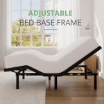 Emerspring Twin XL Adjustable Bed Base Frame and 10 inch Green Tea Memory Foam Mattress, Electric Bed Base w/Wireless Remote, Zero Gravity, Head & Foot Incline, Anti-Snore,Memory Pre-Sets