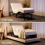 Softa Twin XL Adjustable Bed Base with 12" Gel Memory Foam Mattress, Head & Foot Incline, Holds Up to 900 Lbs, Zero Gravity, Wireless Remote w/LED, USB Ports, Quiet Dual Motor, Easy Assembly