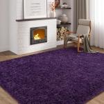 Softlife Rugs for Bedroom 4x5.3 Feet Purple Area Rug for Living Room Super Soft Shaggy Rugs for Dorm Fluffy Fuzzy Carpets Long Plush Bedside Rug Nursery Girls Boys Kids Room Home Christmas Decoration