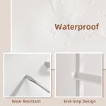 Somdot Nightstand with 2 Drawers and Fabric Bins