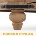 Rustic Nightstand Set with Charging Station - 2 Pieces