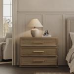 SICOTAS Set of 2 Oversized Nightstands with Drawers