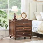 Farmhouse Night Stand Set of 2 with Drawers