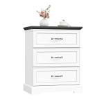 Rustic Nightstand Set of 2 with Drawers