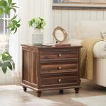 Farmhouse Night Stand Set of 2 with Drawers
