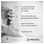 Rustic Farmhouse Nightstand with 3 Drawers