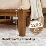 Queen Japanese Joinery Bed Frame with Storage