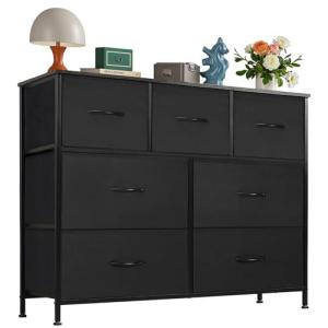 OLIXIS 7-Drawer Fabric Dresser and Storage Tower