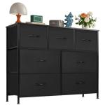 OLIXIS 7-Drawer Fabric Dresser and Storage Tower